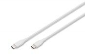 USB kabel - DIGITUS - USB-C cable - 24 pin USB-C to 24 pin USB-C - 1 m - AK-300341-010-W
