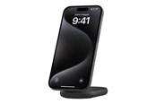 Mobil - Adaptere & Opladere - Belkin BoostCharge wireless charging stand - magnetic foldable with Qi2 - + AC power adapter - 15 Watt - WIB007VFBK