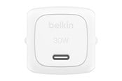 Mobil - Adaptere & Opladere - Belkin 30W USB PD Wall Charger with PPS WHT - WCA008KQWH