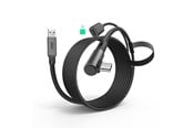 VR-tilbehør - KiwiDesign 5 m Link Cable with 18 W Charging - Black - QC-8U