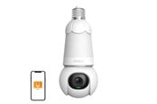 Netværkskamera - IMOU 2-in-1 Bulb and 360° Outdoor Camera WiFi Bulb Cam 5MP - IPC-S6DP-5M0WEB-E27