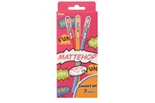 Skrive- og Tegneværktøjer - Pentel K110-V7STB MATTEHOP Gel Roller 1mm SWEET Sæt - K110-V7STB