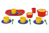 Legekøkken og udstyr - Plasto  Kaffesæt, 18 dele - 2968000