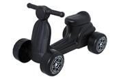 Udendørsleg - Plasto Scooter med lydløse hjul, sort - 1087000SVA