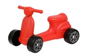Udendørsleg - Plasto Scooter med lydløse hjul, rød - 1087000REB