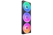 Kabinet Køler - NZXT F420RGB Core (single frame 420mm fan) - Black - Kabinet køler - 420mm - Sort med RGB LED lys - 34 dBA - RF-U42HF-B1