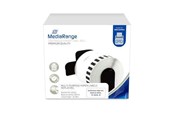 Papir, Fotopapir og Etiketter - MediaRange - labels - 1 roll(s) - Roll (6.2 cm x 30.48 m) (alternative for: Brother DK-22205) - MRBDK22205