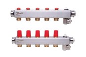 Gulvvarme - Danfoss gulvvarmemanifold 5+5 SSM - 088U0805