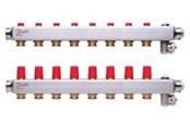 Gulvvarme - Danfoss gulvvarmemanifold 8+8 SSM - 088U0808