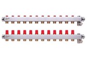 Gulvvarme - Danfoss gulvvarmemanifold 12+12 SSM - 088U0812