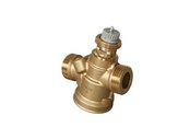Varmeautomatik - Danfoss reguleringsventil/mængdebegrænser messing 20mm kvs 4,7 2vejs - 003L3617