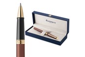 Skrive- og Tegneværktøjer - Waterman Hémisphère Rollerball Pen | Copper Red (The Understated Edit Collection) | Fin Spids med Sort Blæk | Gaveæske - 2217949