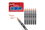 Skrive- og Tegneværktøjer - Sharpie Creative Akryl Paint Marker  | Penselspids | Orange | 6 stk - 2218112