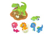 Babylegetøj - Toi-Toys Little Stars Foam Floor Puzzle Dino 36 pcs. - 72487A
