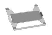 Vægbeslag, AV-Beslag & AV-Møbler - Multibrackets M Basic mounting component - for notebook - silver - Max - recommended for - 7350105217968