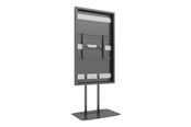 Vægbeslag, AV-Beslag & AV-Møbler - Multibrackets M Pro Series mounting kit - for flat panel - dual pole - black RAL 9005 - Max 50 kg - recommended for 65" - 7350073732685