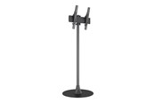 Vægbeslag, AV-Beslag & AV-Møbler - Multibrackets M stand - for flat panel - single pole round floor base - black - Max 50 kg - recommended for 65" - 7350105218354