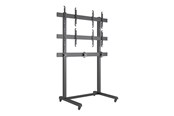 Vægbeslag, AV-Beslag & AV-Møbler - Multibrackets M Pro Series cart - for monitor / flat panel - video wall stand MBF 2x2Ux3 270 micro adjustable - black - Max - recommended for 65" - 7350105216909