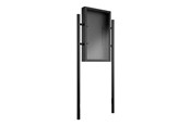 Vægbeslag, AV-Beslag & AV-Møbler - Multibrackets M Pro Series stand - minimalist elegant - for LCD / LED display - portrait outdoor anti corrosion anti theft - black - Max 50 kg - recommended for 55" - 7350022733558