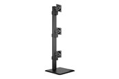 Vægbeslag, AV-Beslag & AV-Møbler - Multibrackets M stand - vertical - for 3 flat panels - HD VESA widescreen - black - Max 45 kg - recommended for 50" - 7350073730100