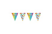 Legetøj - Folat BV - Bunting Rainbow Happy Birthday 6mtr. - 65827