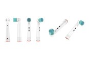 Eltandbørste - Nordic Quality Tandbørstehoveder Sensitive Brush Heads - 10-Pack - EB17S-P-10