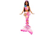Dukker & Tilbehør - Barbie Blooming Magic Black Mermaid Doll - JDM73