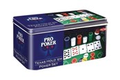 Brætspil - Tactic Pro Poker - Texas Hold'em Pro Poker Set - 03095