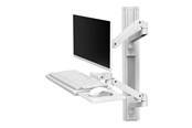 Skærmholder - Ergotron LX Pro mounting kit - for LCD display / keyboard / mouse - white - 45-696-290