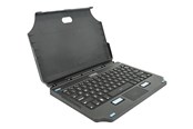 Tastatur - Gamber-Johnson LLC Gamber-Johnson 2-in-1 - keyboard and folio case (case)- with touchpad mouse buttons - Tastatur & Folio sæt - Engelsk - UK - Sort - 7160-1869-01