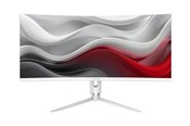 Skærm - 34" LC Power M34-Q-C-PRO - 3440x1440 (UWQHD) - 165Hz - VA - 65W USB-C - KVM switch - LC-M34-Q-C-PRO