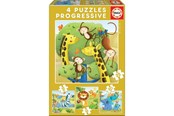 Puslespil - Educa 12-16-20-25 Wild Animals - 80-17147