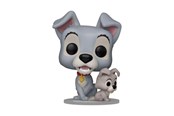 Merchandise - Funko! - Pop! Disney: Lady and the Tramp - Tramp with Puppy 10cm - Figur - 83569