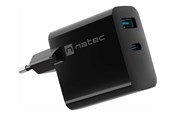 Mobil - Adaptere & Opladere - Natec Ribera power adapter - GaN - USB 24 pin USB-C - 45 Watt - NUC-2143