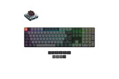 Tastatur - Keychron K5 v2 RGB QMK Wireless Hot Swap QMK - Low Profile 2.0 Brown - Gaming Tastatur - Nordisk - Sort *DEMO* - K5X-H3Z-BO