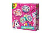 Kreativt Legetøj - SES Creative Diamond Painting Wooden Jewellery Boxes - Unicorn - 14138