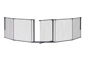 Baby Udstyr - BabyDan CombiFit XXL sikkerhedsgitter, 90-350 cm, sort - 501441