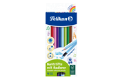 Hobby artikler - Pelikan Farveblyanter med viskelæder, 12 stk. - 100401600