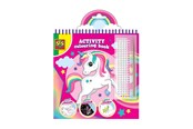 Kreativt Legetøj - SES Creative Activity Colouring book glitter 3 in 1 - 3 activities in 1 colouring book - 00117