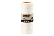 Kreativitet & Hobbyartikler - Creativ Company - Bamboo cord White 65m - 503481