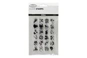 Hobby artikler - Creativ Company - Silicone Stamps Little Sweet Greetings 1 Sheet - 240018