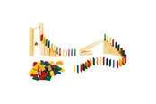 Trælegetøj - Goki - Domino Rally Wood 250pcs - HS 440