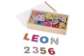 Leg & Læring - Goki - Magnetic Numbers & Letters 88pcs. - 58911