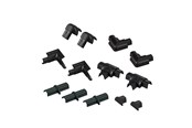 Kabel Organisering - D-LINE Accessory Kit 16x8 Black - RETAP1608B