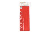 Kreativitet & Hobbyartikler - Globos Tissue Paper 10 Sheets Red 50x70cm - 6391