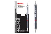 Skrive- og Tegneværktøjer - Rotring rOtring Tikky Retro Mekaniske Blyanter | 2B 0,5 mm | Gråt skaft | med Komfort Rillet Greb | 12 Stk - 2202567
