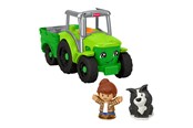 Babylegetøj - Fisher Price Little People Push & Play Tractor - 972-2555