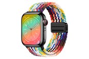 Smartwatch - Tilbehør - Lippa Apple Watch Nylon Rem inkl. Magnetisk Lås 38/40/41 mm - Flerfarvet - LPAW137