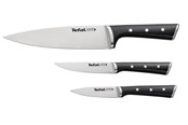 Borddækning - Tefal Ice Force Set 3pcs Pairing- Utility- Chef Knife - K2323S74