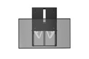 Vægbeslag, AV-Beslag & AV-Møbler - Deltaco OFFICE Manual Height-Adjustable Display Wall Mount - Max 90 kg - recommended for 75"-90" - ARM-0801